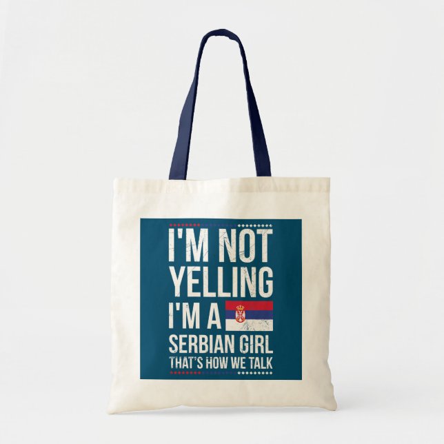 Tote Bag Une fierté serbe pour les femmes (Devant)