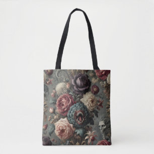 Tote Bag 🩸 Une Fleur Intimidante - Victorienne gothique