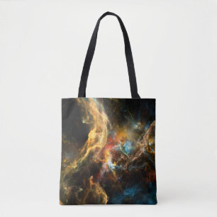 Tote Bag Une fois sur une série Space. Conception abstraite