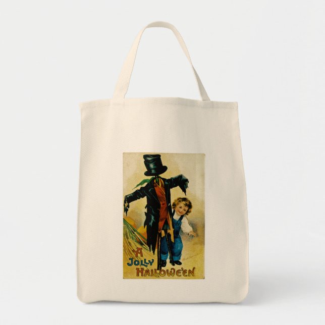 Tote Bag Une Halloween joyeuse (Devant)