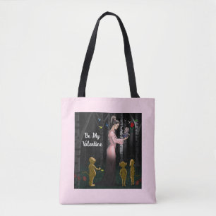 Tote Bag Une histoire romantique de la Saint-Valentin