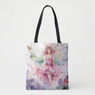 Tote Bag Une jolie fée de printemps