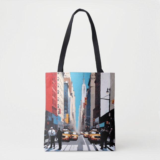 Tote Bag Une Journée En Ville (Devant)