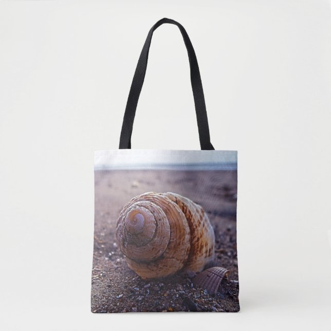 Tote Bag Une macro vue de Shell en spirale (Devant)
