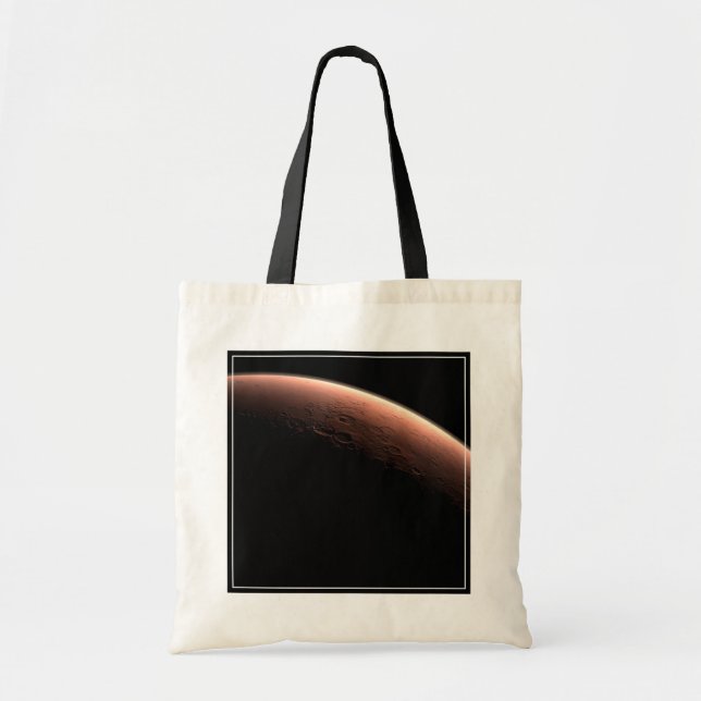 Tote Bag Une Partie De Mars À La Limite De La Lumière Et De (Devant)