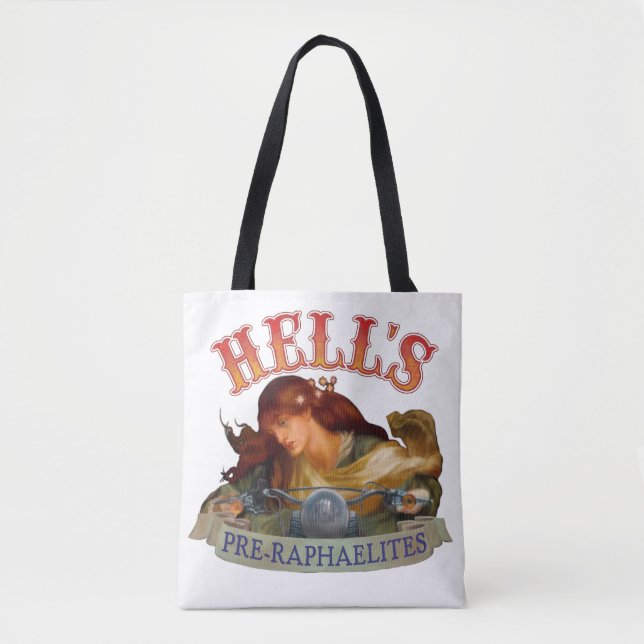Tote Bag Une pré-Raphaélite sur une Fourre-tout ! (Devant)