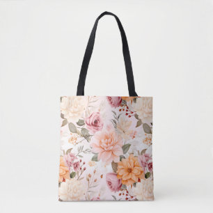 Tote Bag Une série de fleurs automnales Design 2