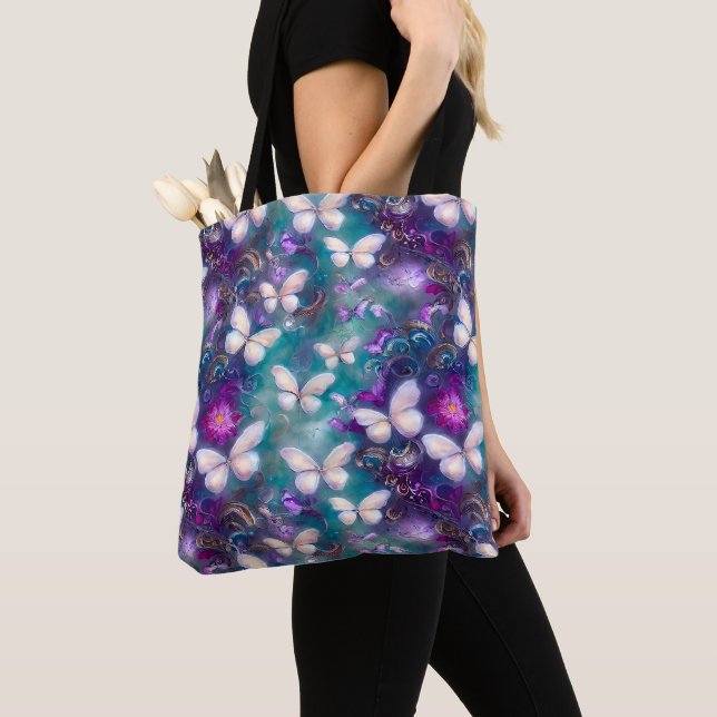Tote Bag Une série de papillons mystiques Design 1 (De près)