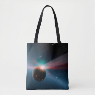 Tote Bag Une Tempête De Comètes Dans Le Système Eta Corvi.
