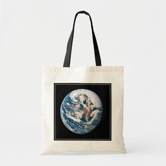 Tote Bag Une Terre Tirée De L'Appareil Spacecraft Apollo 10 (Devant)