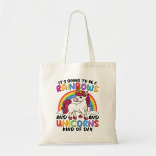 Tote Bag Unicorn Cute Whimsical Funny Rainbows Et Unicorns
