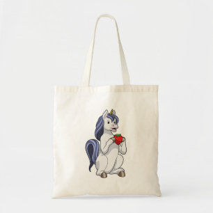 Tote Bag Unicorne aux fruits de fraise