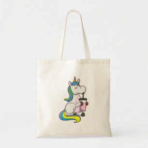 Tote Bag Unicorne avec thé bulle