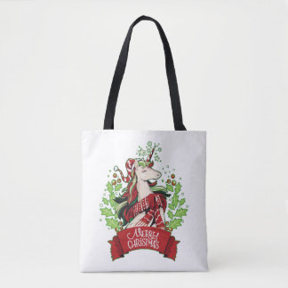 Tote Bag Unicorne de Noël
