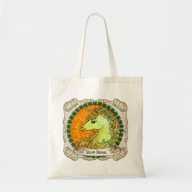Tote Bag Unicorne irlandaise (Devant)