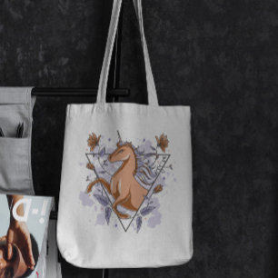 Tote Bag Unicorne Magique Et Fleurs Conception
