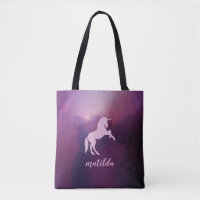 unicorne mignonne mauve magique