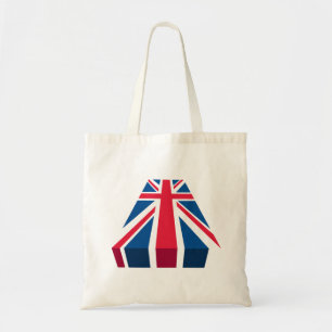 Tote Bag Union Jack, drapeau britannique en 3D