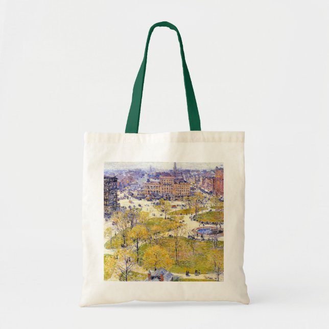 Tote Bag Union Square au printemps par Frederick Childe Has (Devant)