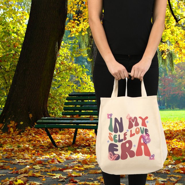 Tote Bag Unique dans mon amour de l'ère néon papillon et ét (Créateur téléchargé)