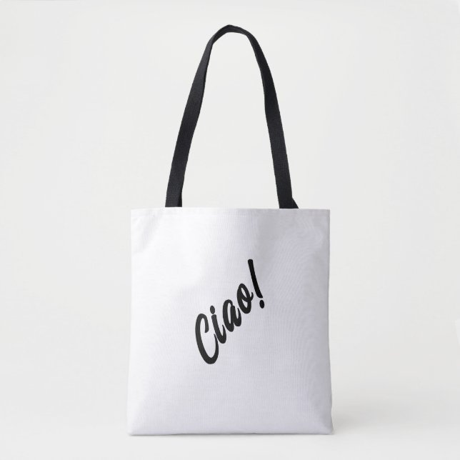 Tote Bag Unique tendance Italie Salutation Ciao (Devant)