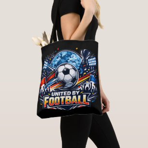 Tote Bag Unis par le football – Vecteur de championnat mond