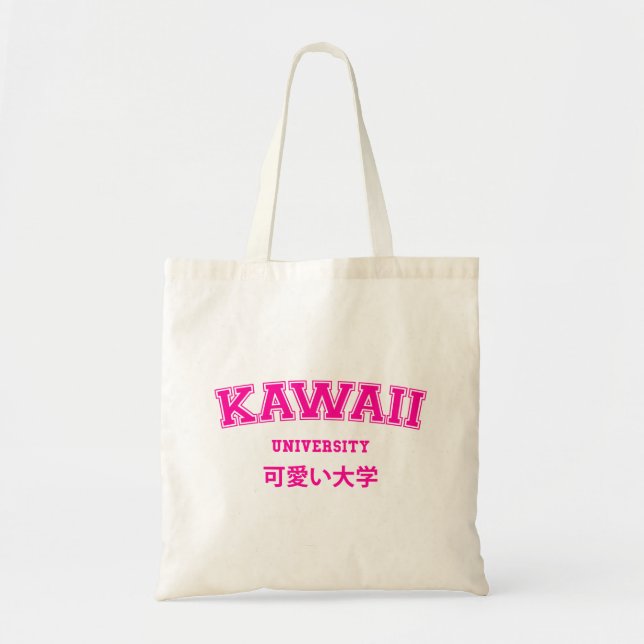 TOTE BAG UNIVERSITÉ DE KAWAII (Devant)