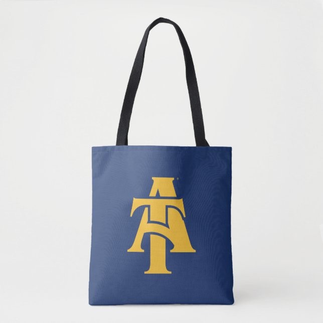 Tote Bag Université d'État A&T de Caroline du Nord | Un log (Devant)