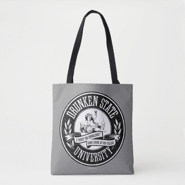 Tote Bag Université d'État de Drunken (Devant)