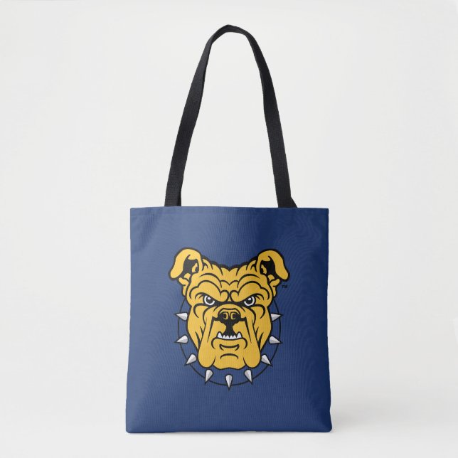 Tote Bag Université d'État NCA&T | Tête de Bulldog (Devant)