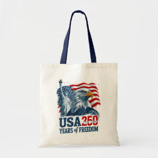 Tote Bag USA 250 America's Semiquincentenl Liberty & Eagle
