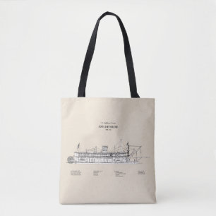 Tote Bag USCG Lighthouse Tender Goldenrod - SBD