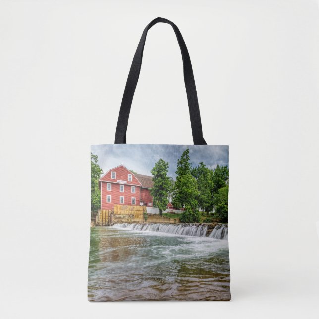 Tote Bag Usine d'aigle de guerre et cascade (Devant)