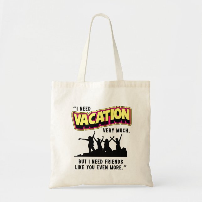 TOTE BAG VACANCES (Devant)