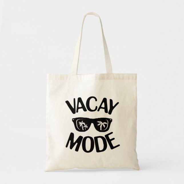 Tote Bag Vacances Art Vacay Mode Word Texte Art (Devant)