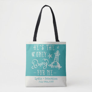 Tote Bag Vacances assorties mignonnes de croisière de mari