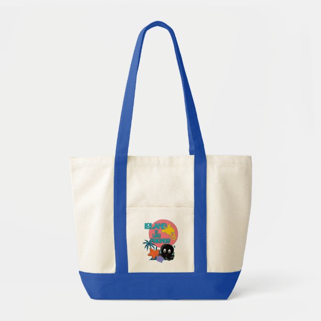 Tote Bag Vacances avec mes amis poesie  (Devant)