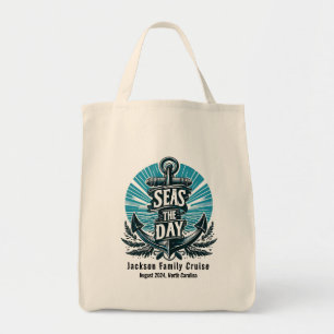 Tote Bag Vacances croisière en famille personnalisée - Seas
