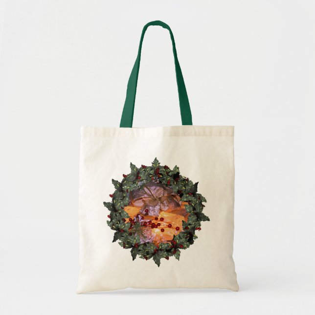 Tote Bag Vacances de Noël de la couronne actuelle (Devant)