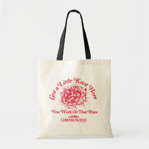 Tote Bag Vacances de Noël Donnez un petit noeud ici