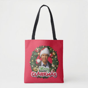 Tote Bag Vacances de Noël Merry Clarkmas
