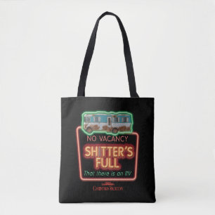 Tote Bag Vacances de Noël Sh*tter's Full Neon Sign