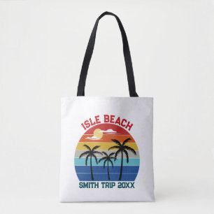 Tote Bag Vacances de plage familiales personnalisées