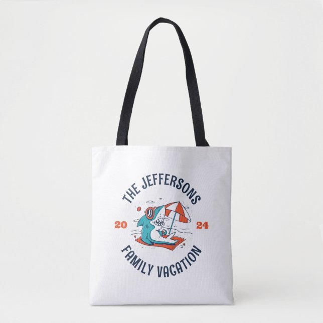 Tote Bag Vacances en famille Réunion Vacances voyage Cute S (Devant)