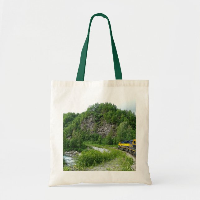 Tote Bag Vacances en train Denali Express Alaska Photograph (Devant)