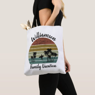 Tote Bag Vacances familiales personnalisées