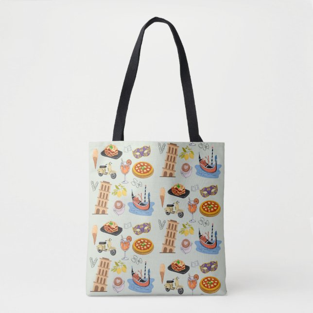 Tote Bag Vacances parfaites en Italie (Devant)