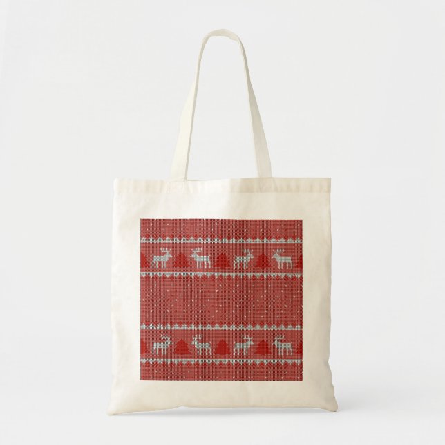 Tote Bag Vacances Rouges (Devant)