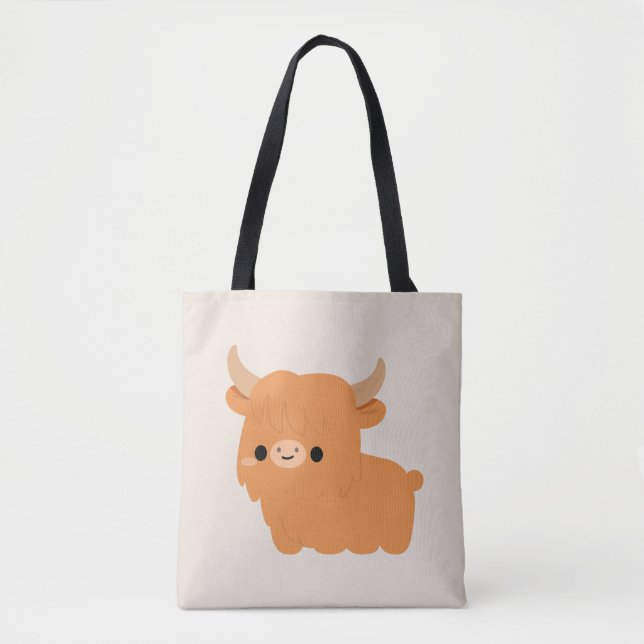 Tote Bag Vache des Highlands (Devant)