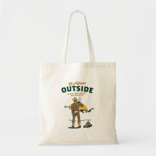 Tote Bag Vacher Drôle Buvant du Whisky